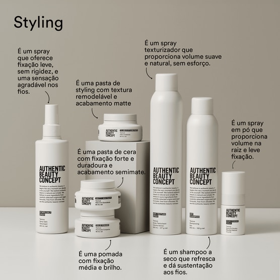 Spray de Fixação Leve Authentic Beauty Concept